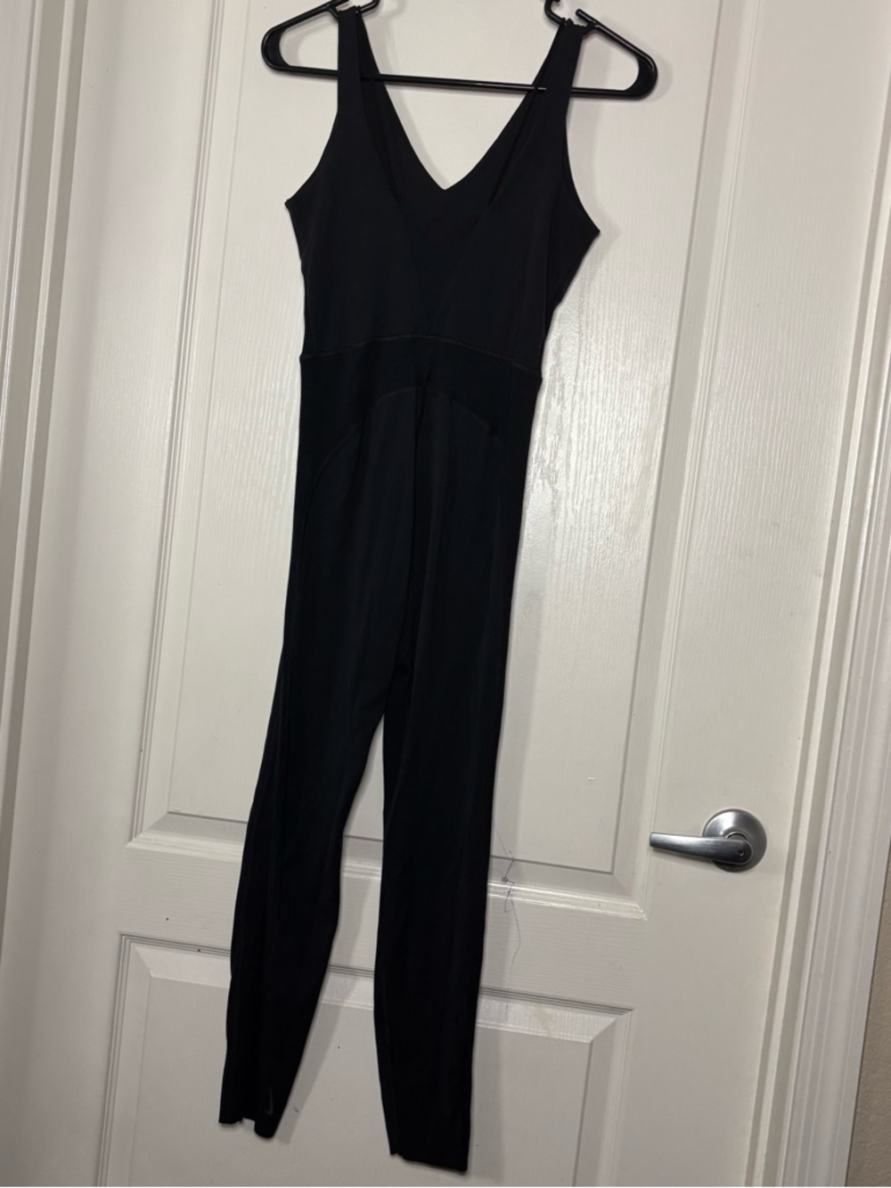 Nike Black V-Neck Sleeveless Jumpsuit